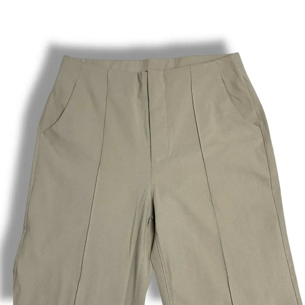 Vuori Women's Meta Wide Leg Trousers in Taupe - Picture 6 of 11